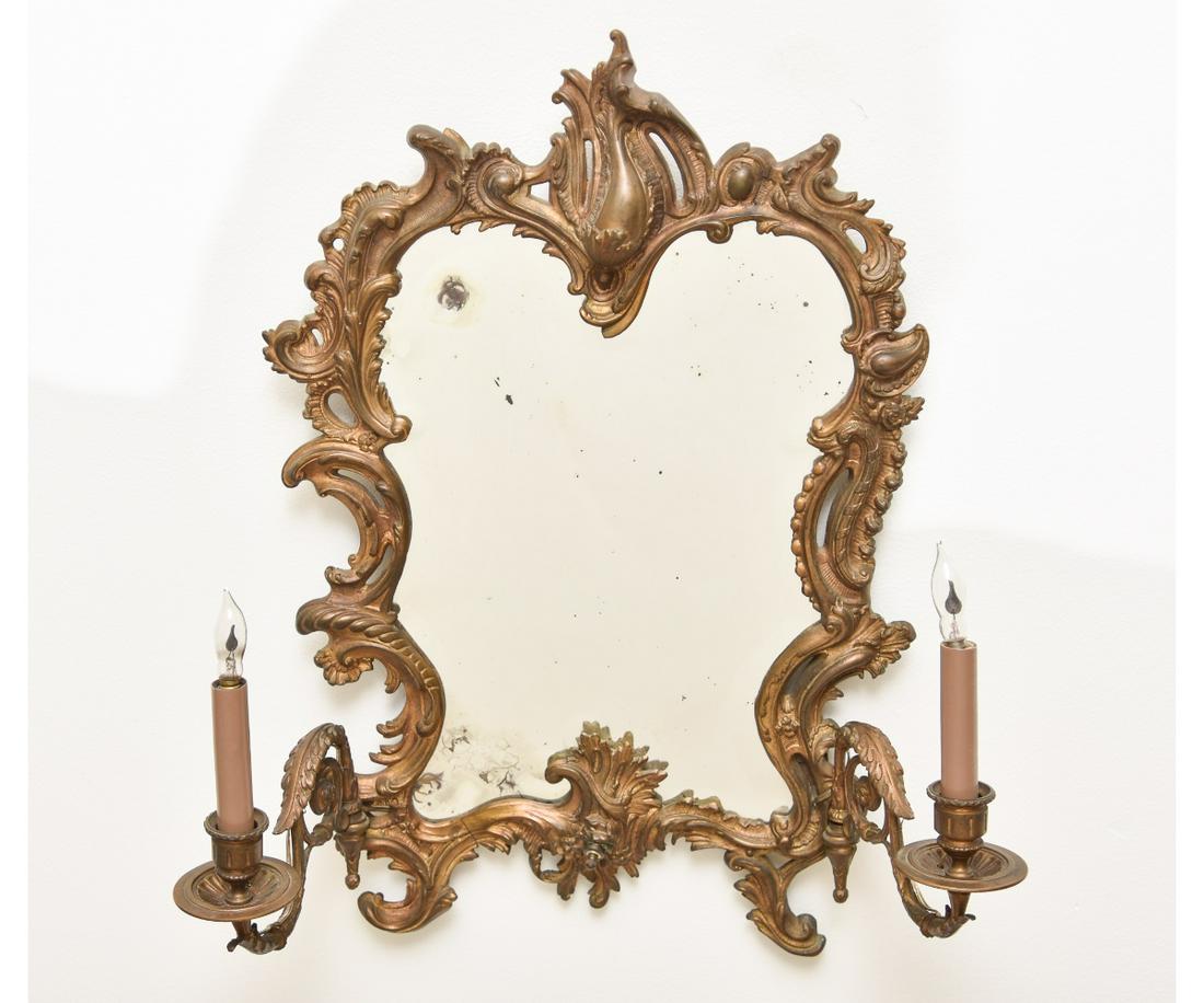 French Bronze Gilt Wall Sconce (1 of 2)