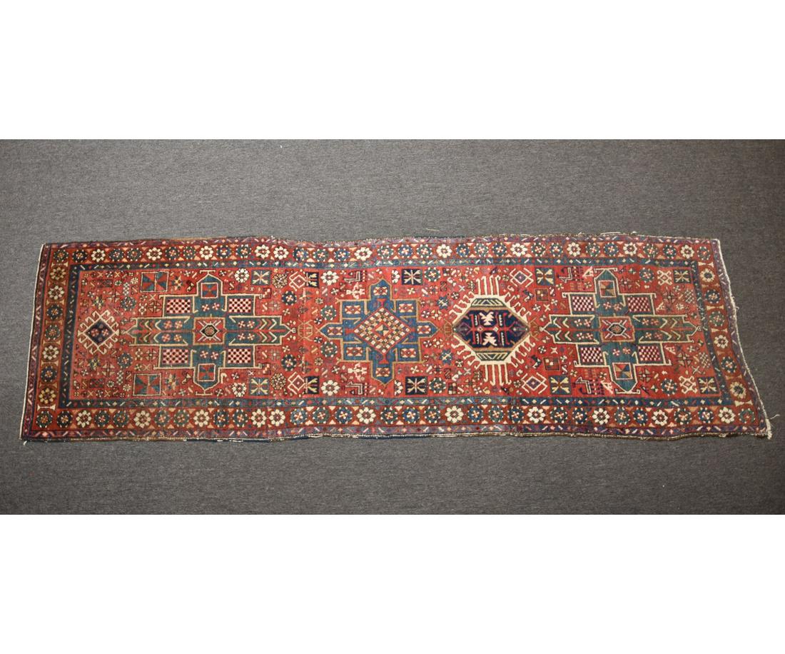 Antique Kazak Hall Runner (1 of 3)