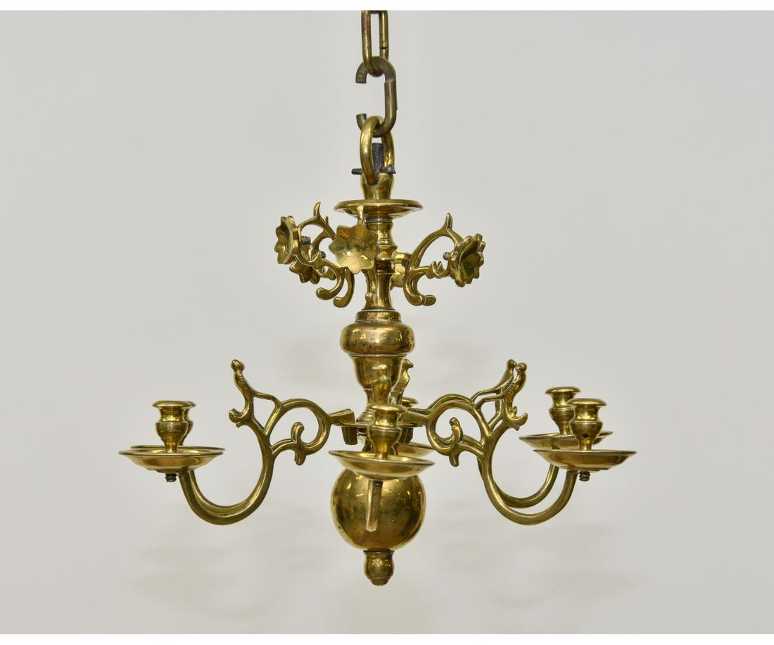 Late 17th c. Brass Chandelier (1 of 7)