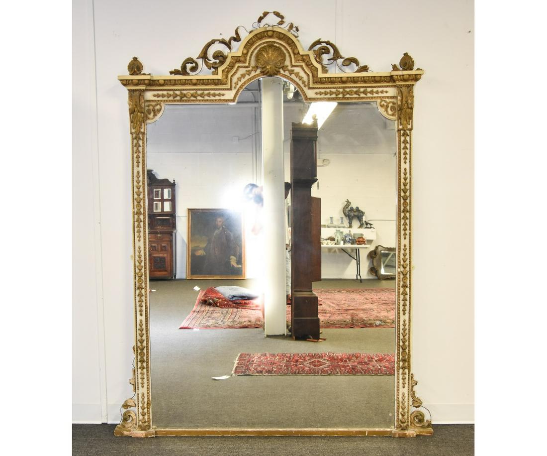 Large Irish Over Mantel Mirror (1 of 6)