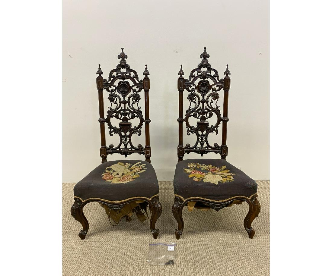 Pair Victorian Side Chairs (1 of 9)