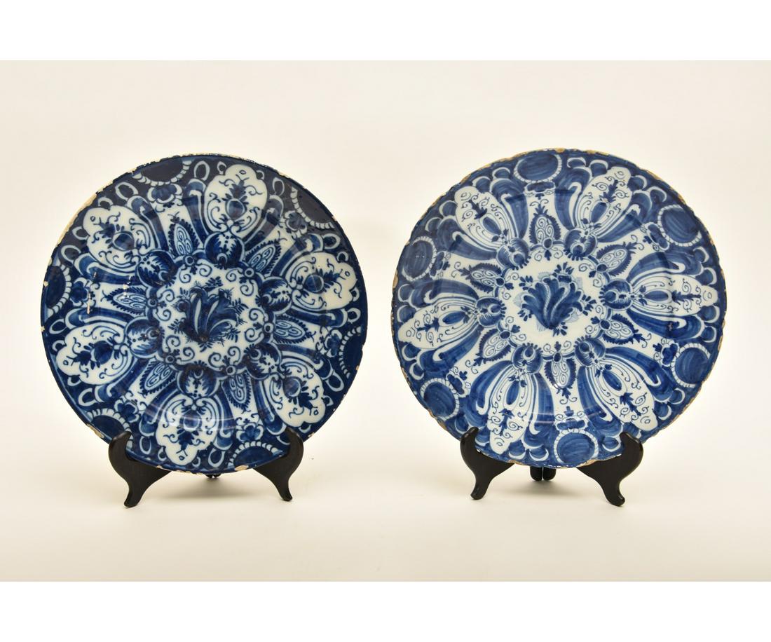 Two Large Delft Chargers (1 of 3)