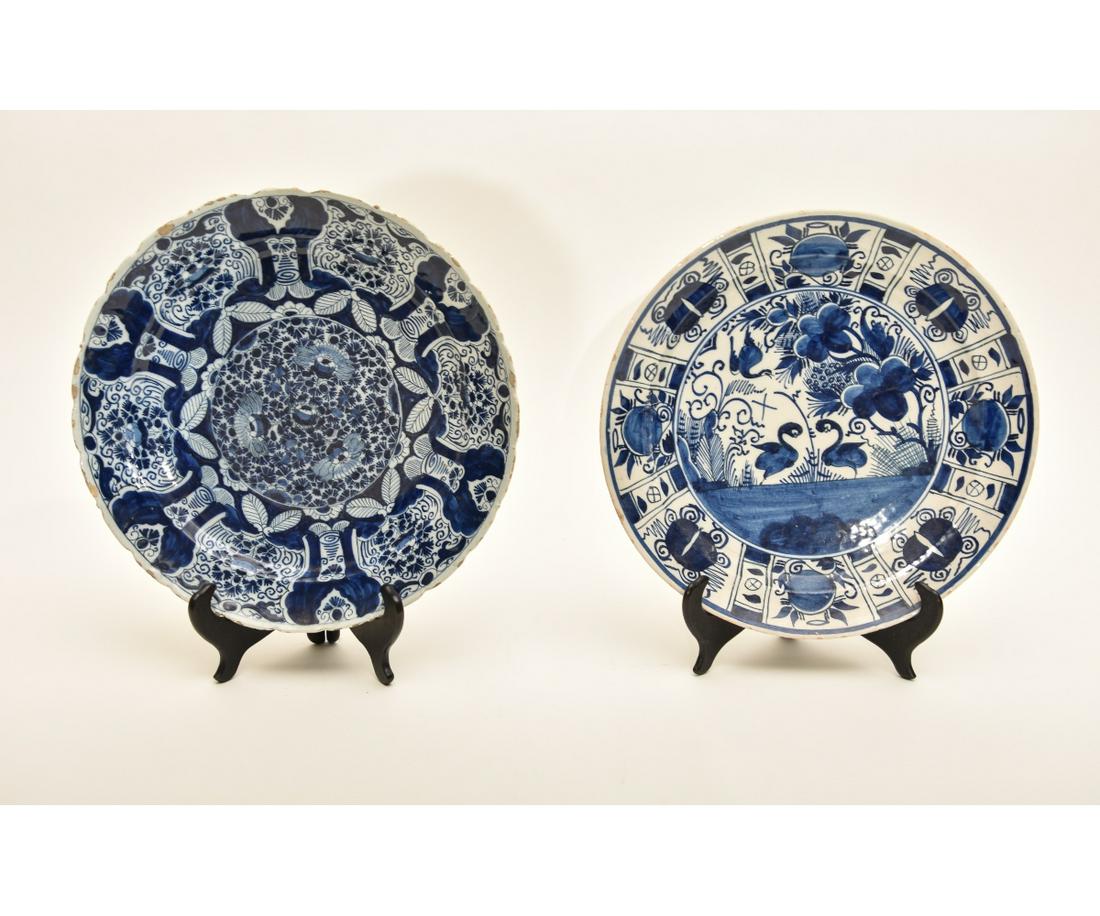 Two Large Delft Chargers (1 of 2)