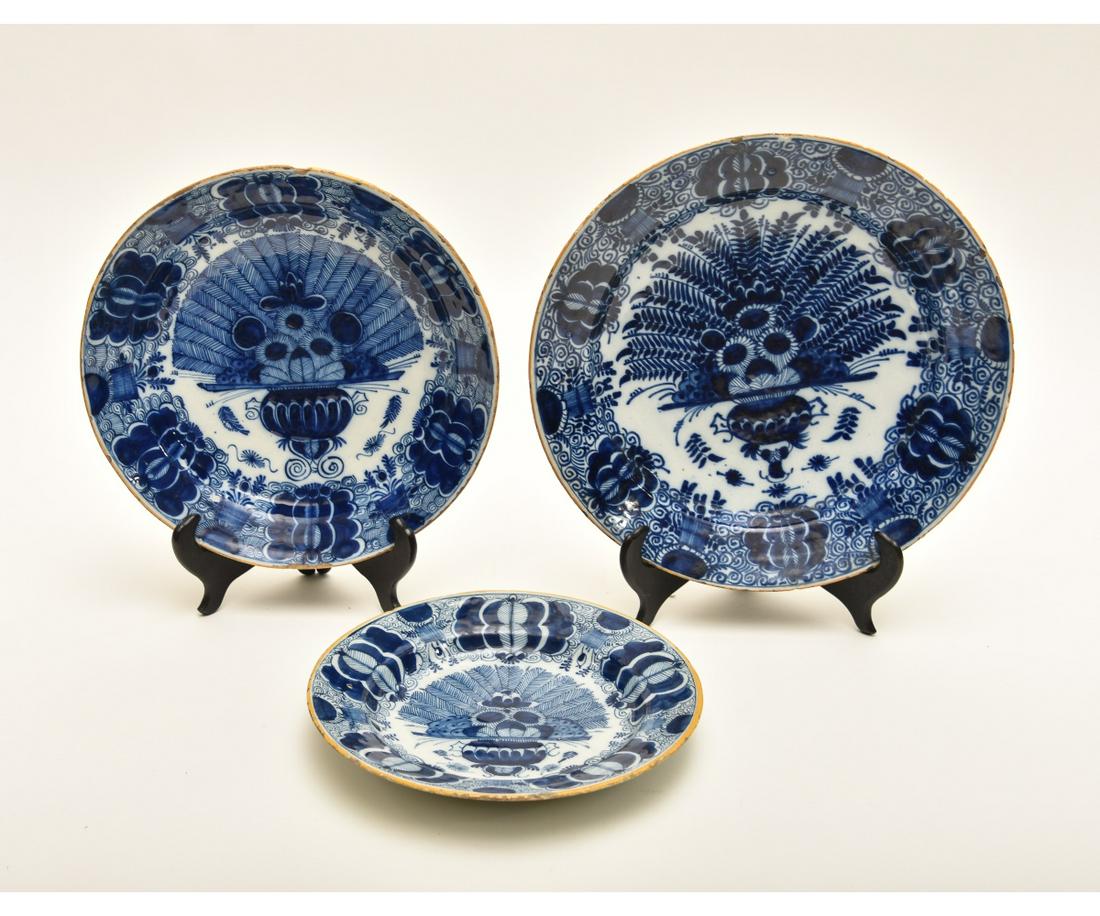 Three Delft Plates (1 of 2)