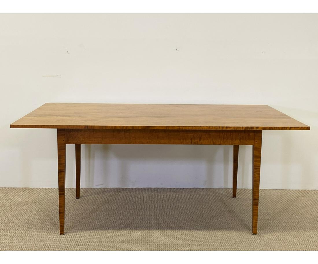 Hepplewhite Style Tiger Maple Table (1 of 5)