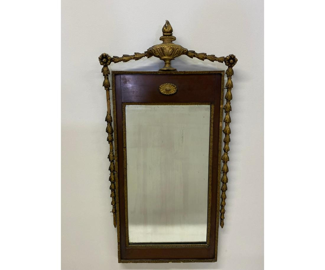 Federal Style Mahogany Mirror (1 of 7)