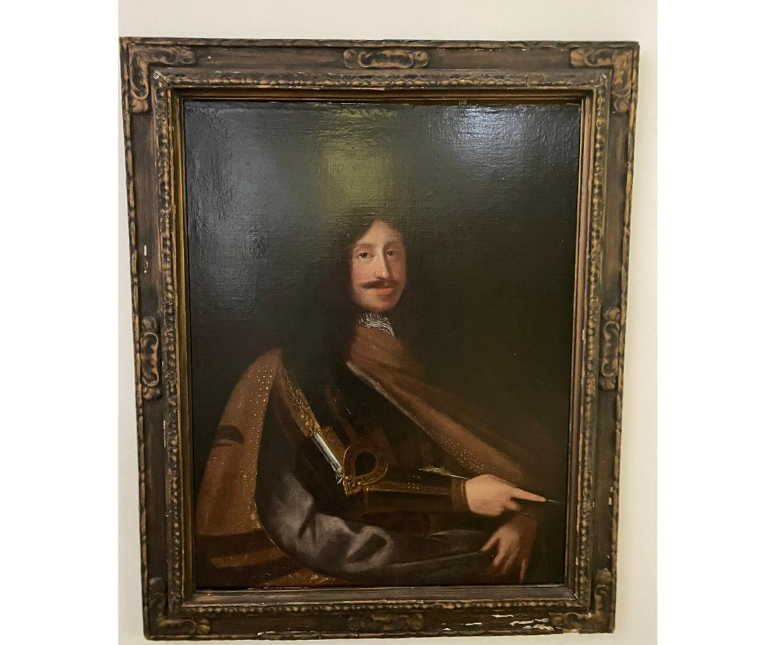 Large Oil on Canvas Portrait (1 of 10)