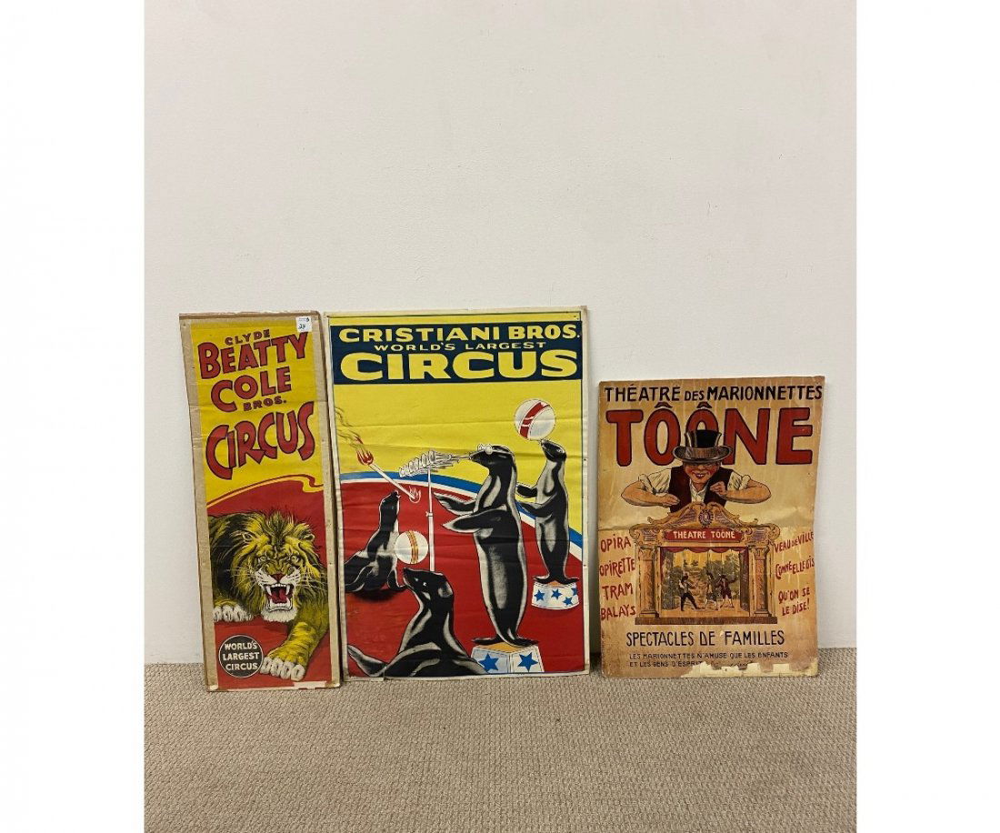 Three Circus Posters (1 of 4)