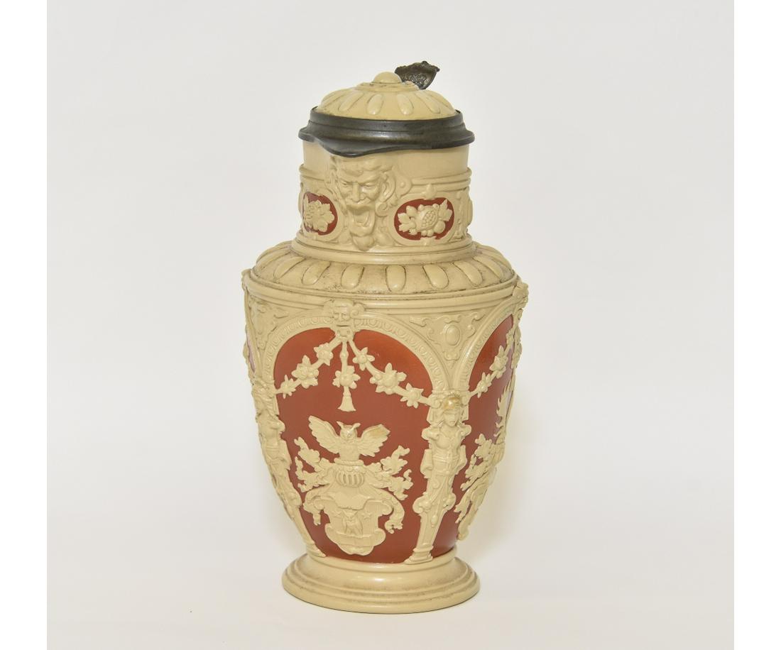 Large Mettlach Stein #2076 (1 of 7)