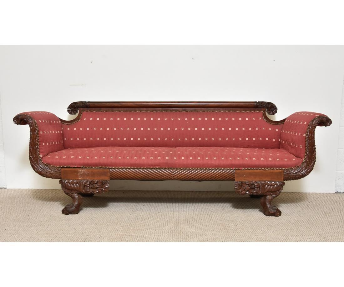 Empire Mahogany Sofa (1 of 4)