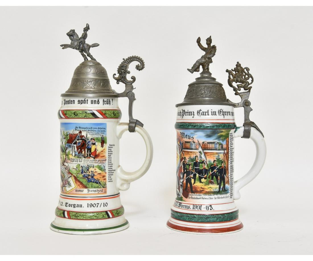 Two German Regimental Steins (1 of 10)