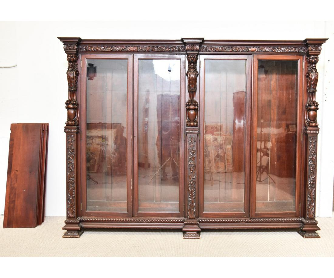 Horner Brother's Type Mahogany Bookcase (1 of 8)