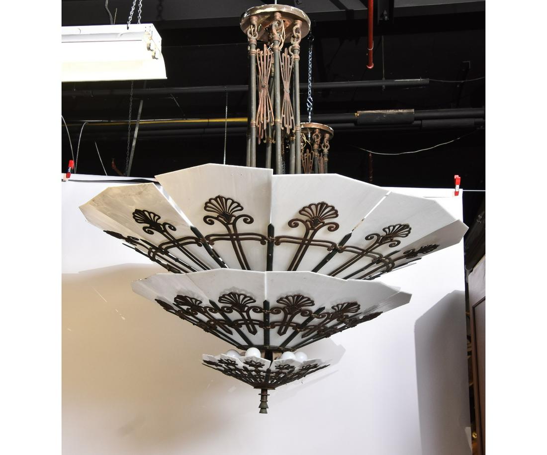 Continental Art Deco Chandelier (1 of 6)