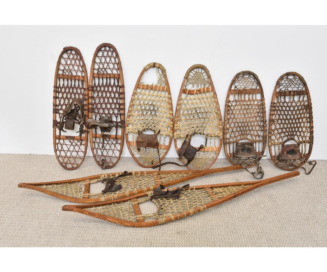 Four Pair Snow Shoes (1 of 1)