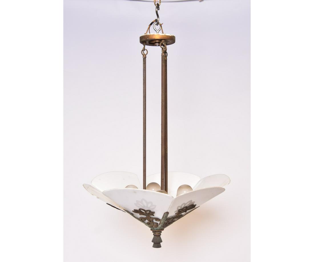 Continental Art Deco Chandelier (1 of 2)