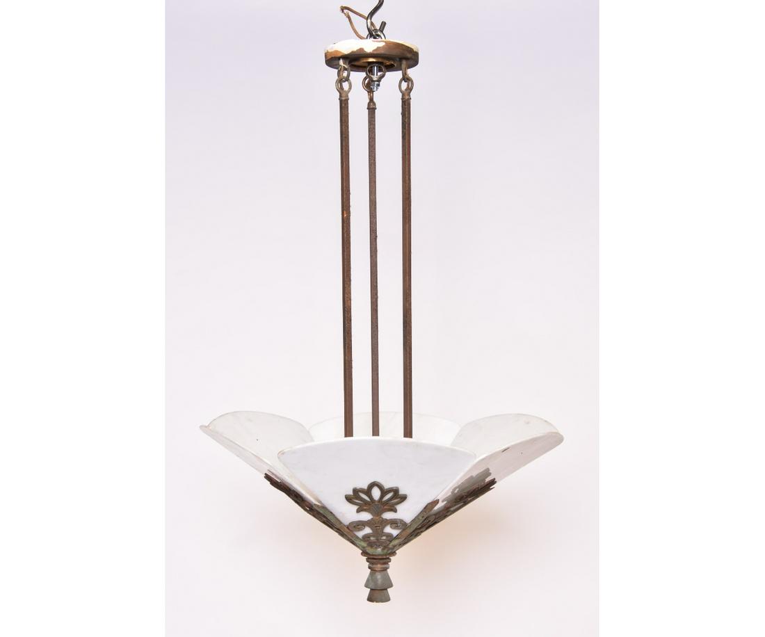 Continental Art Deco Chandelier (1 of 2)