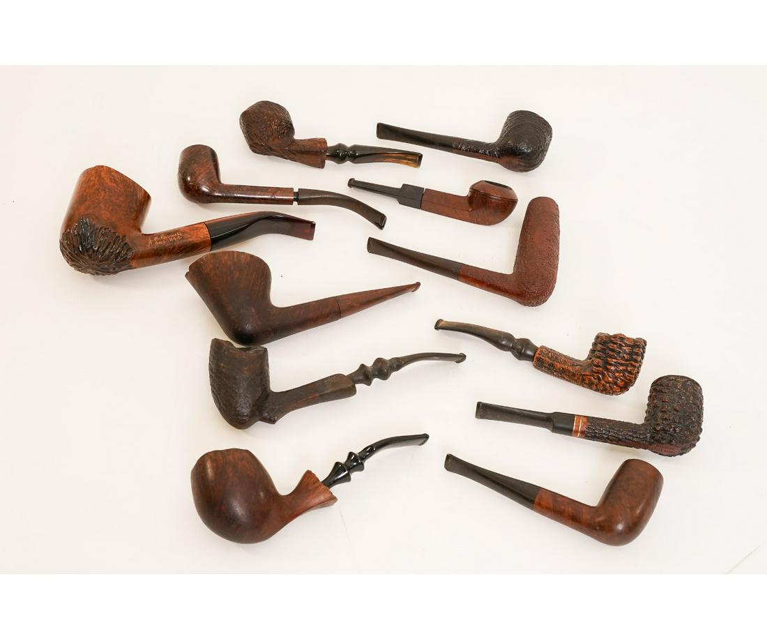 Collection of Twelve Smoking Pipes (1 of 3)
