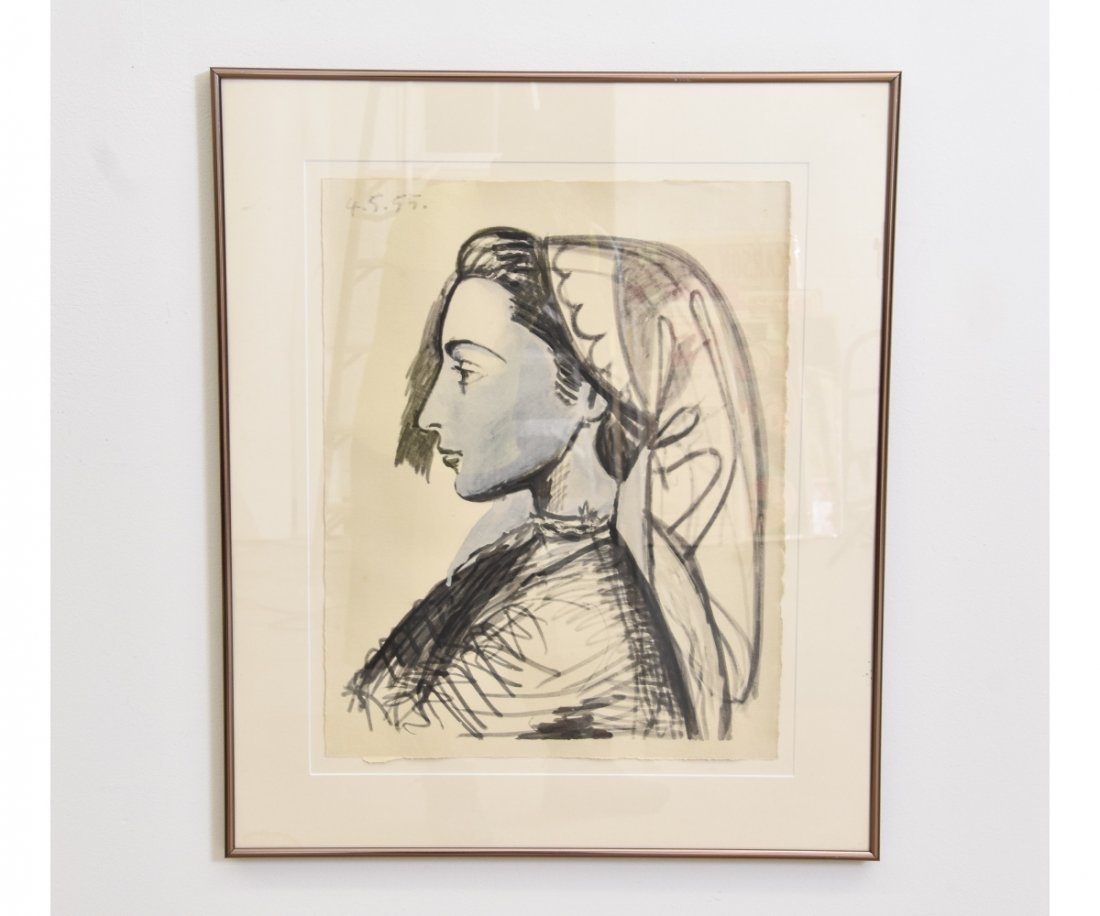 Picasso Jacqueline au Profil Lithograph (1 of 5)