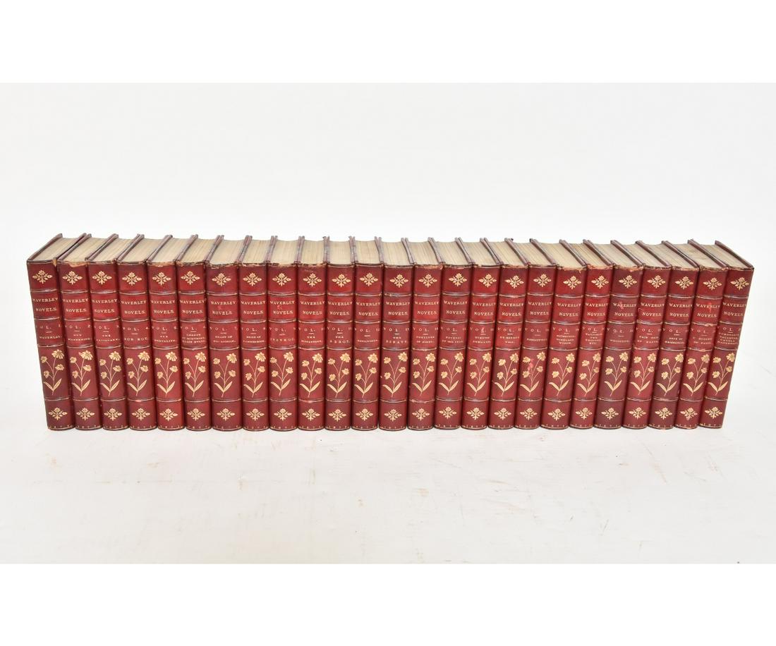 BOOKS - SIR WALTER SCOTT 25 VOLS (1 of 3)