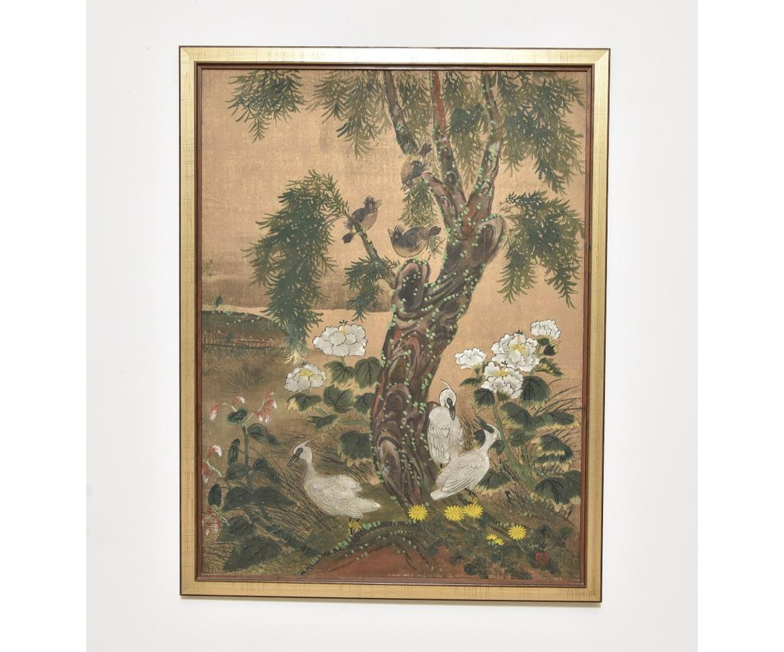 ASIAN WATERCOLOR ON BOARD (1 of 6)