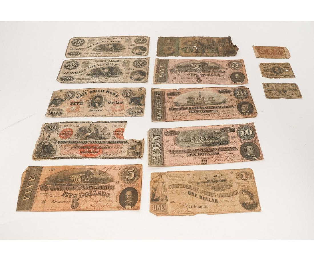 CONFEDERATE AND FRACTIONAL CURRENCY (1 of 5)
