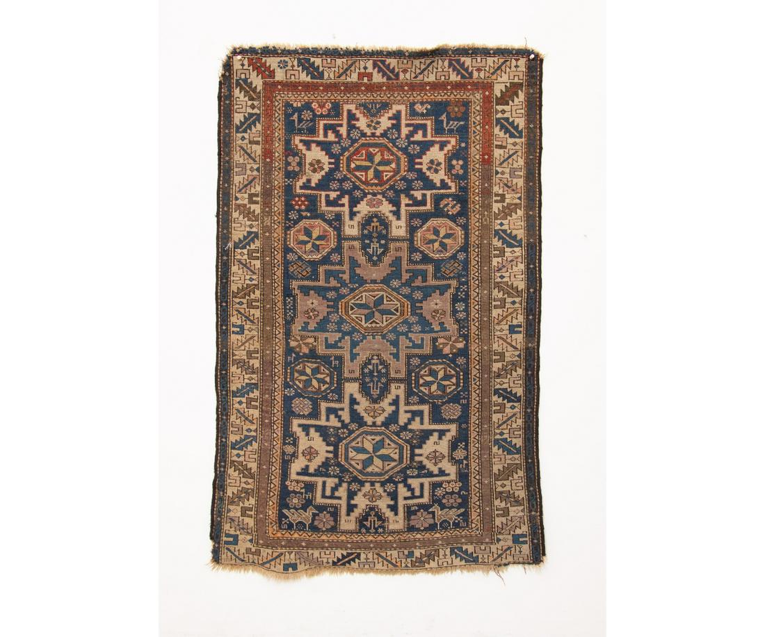 ANTIQUE KAZAK MAT (1 of 2)
