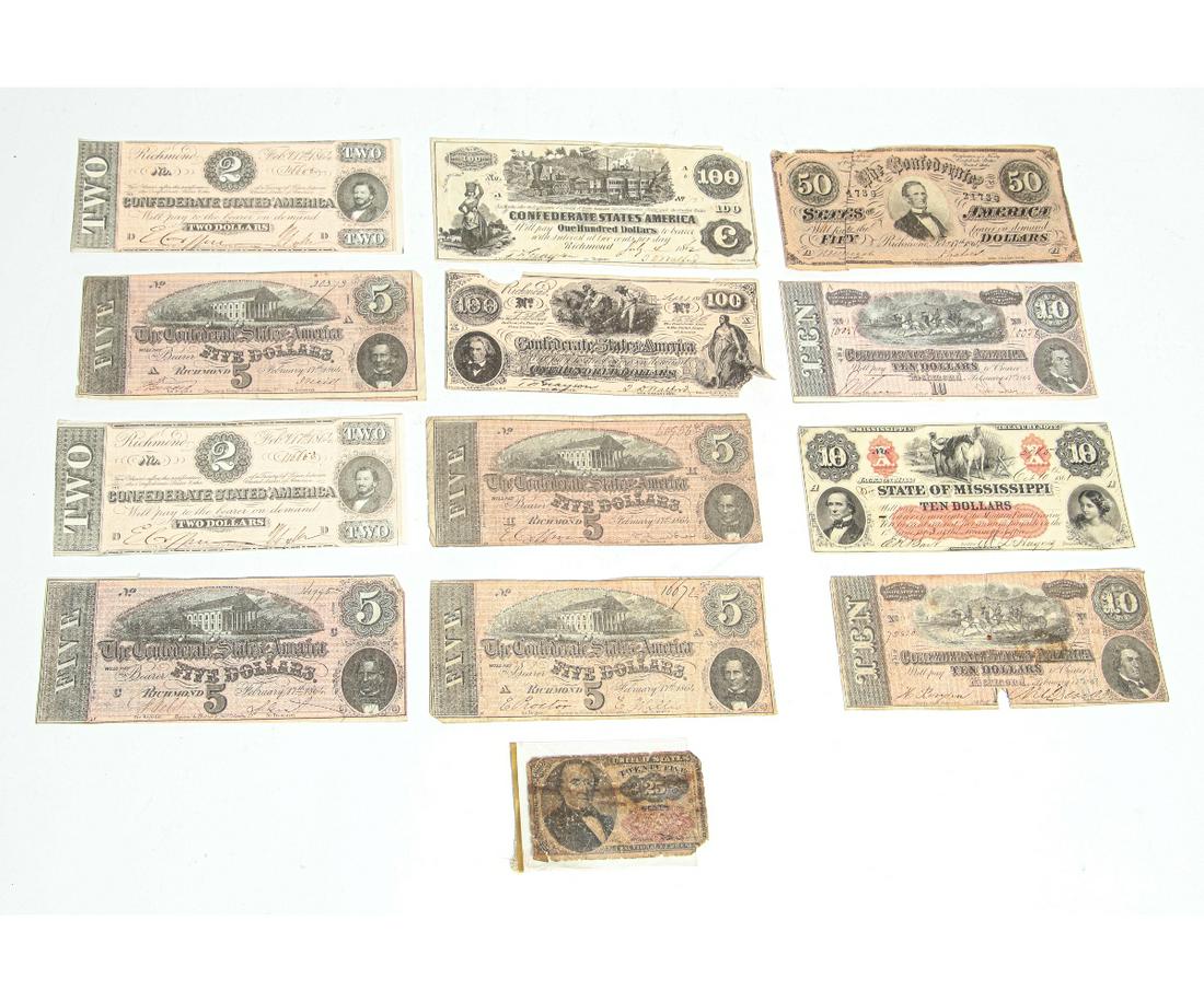 CONFEDERATE CURRENCY (1 of 6)