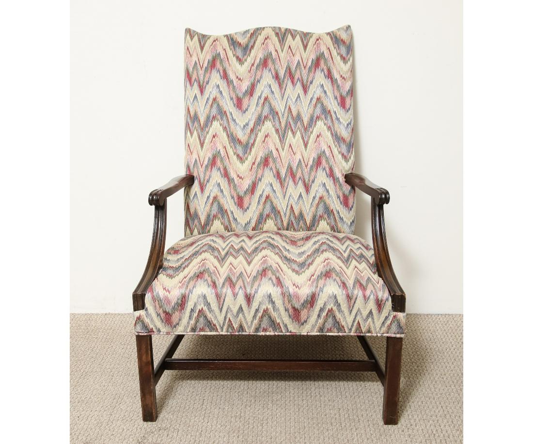 CHIPPENDALE STYLE OPEN ARMCHAIR (1 of 5)