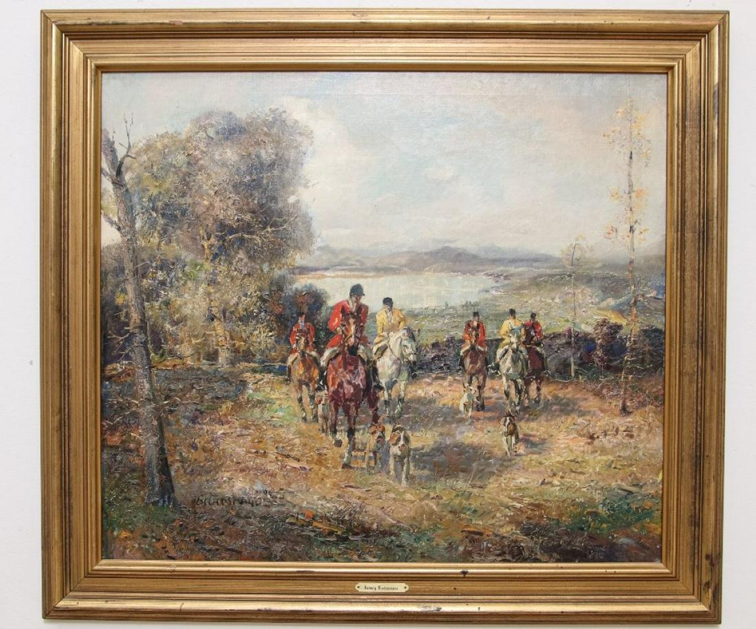 LUDWIG GSCHOSSMANN OIL ON CANVAS (1 of 5)
