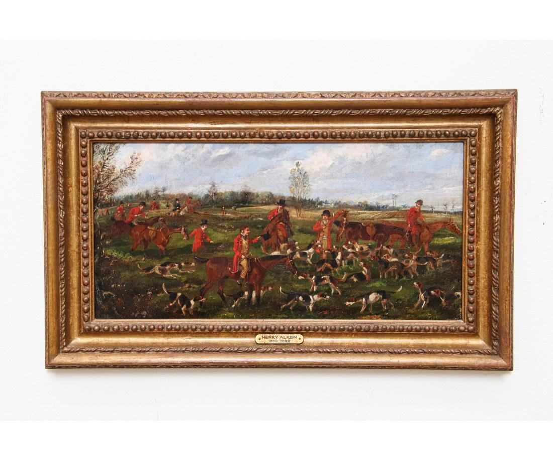 HENRY ALKEN OIL ON PANEL (1 of 5)