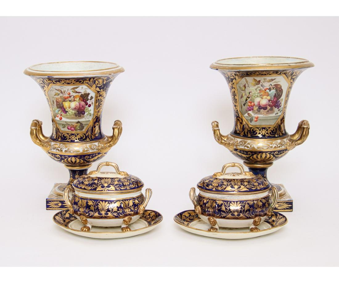 PAIR OF ROYAL CROWN DERBY VASES etc. (1 of 10)