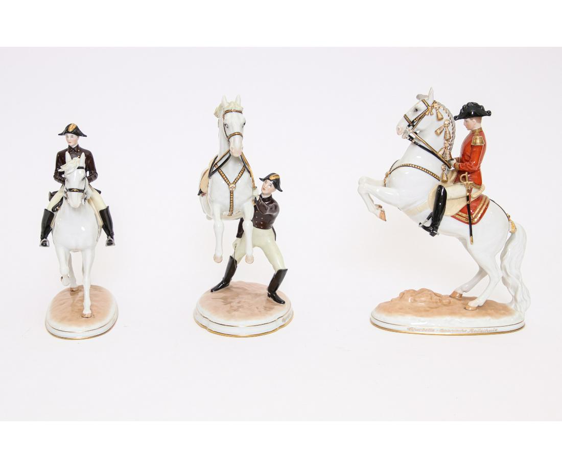 THREE AUGARTEN WIEN LIPIZZANERS (1 of 10)