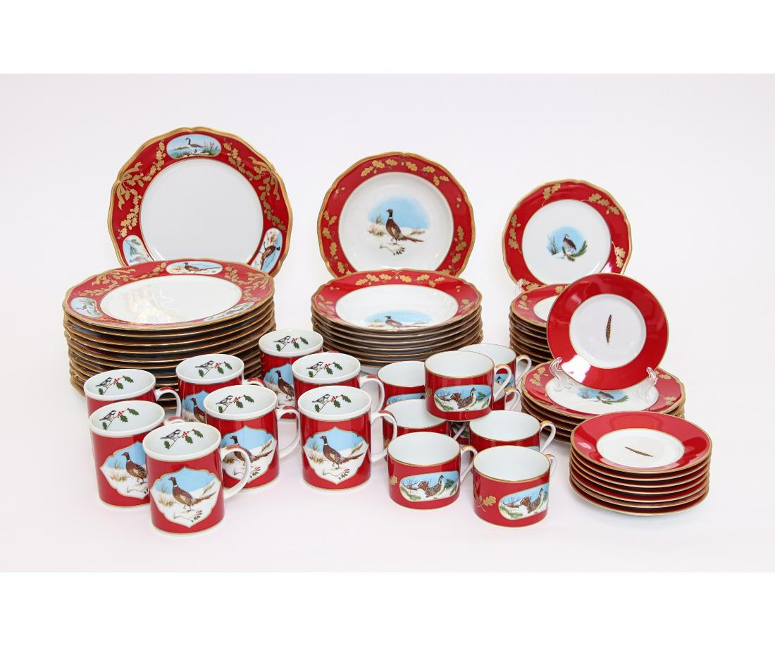 LYNN CHASE WINTER GAME BIRDS CHINA SERVICE (1 of 6)