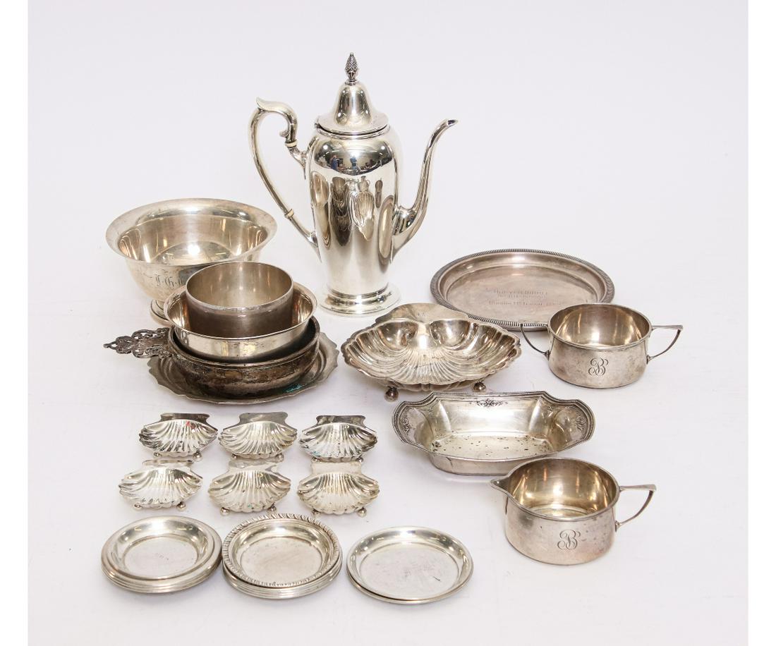STERLING SILVER TABLEWARE (1 of 2)
