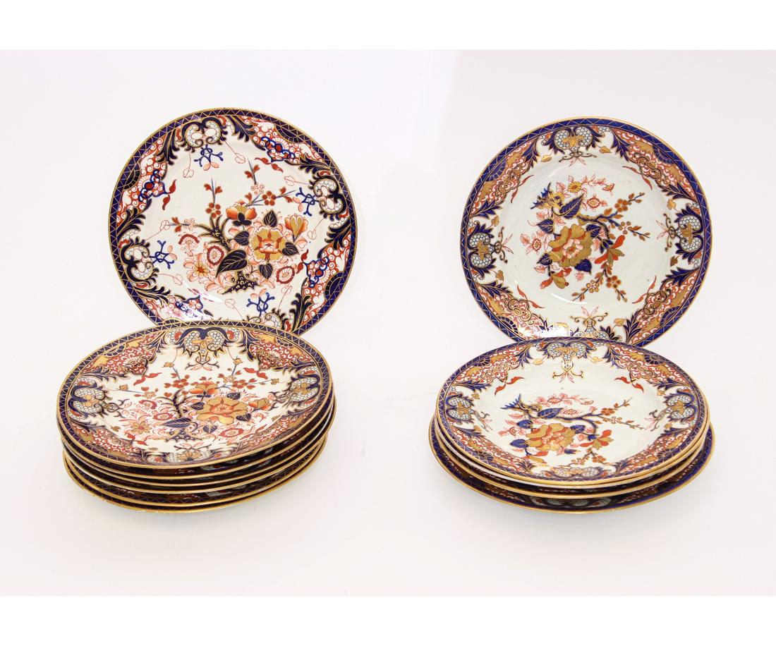 TWELVE ROYAL CROWN DERBY PLATES (1 of 2)
