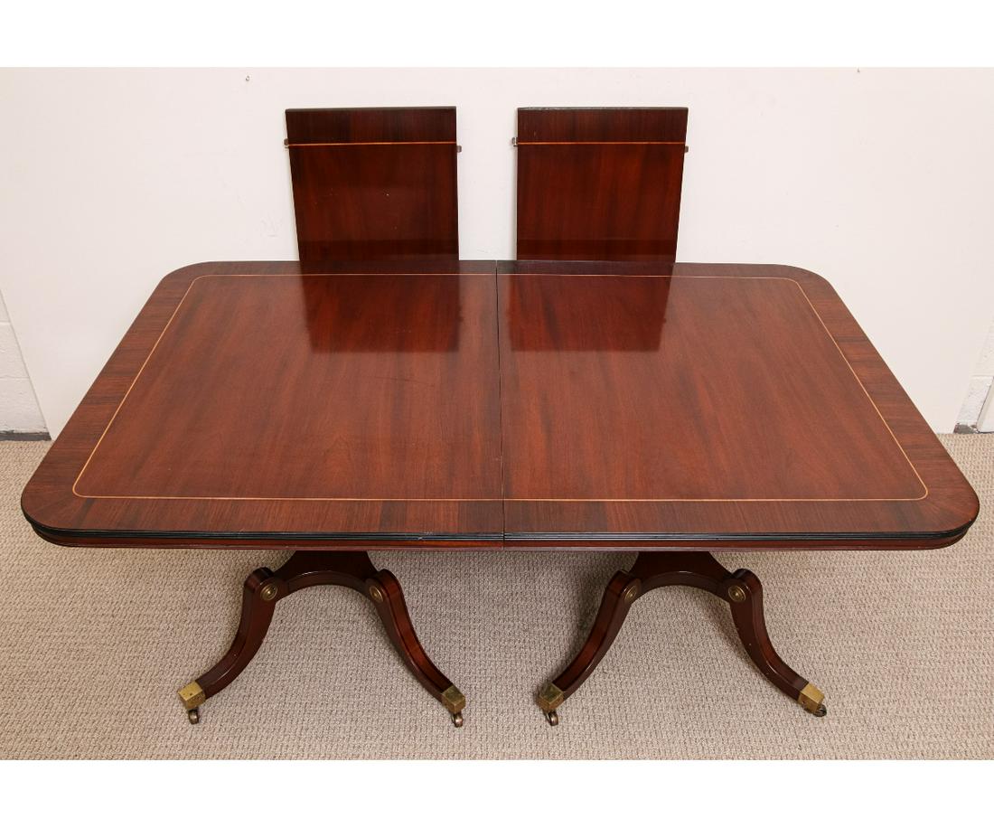 DUNCAN PHYFE DOUBLE-PEDESTAL BANQUET TABLE (1 of 3)