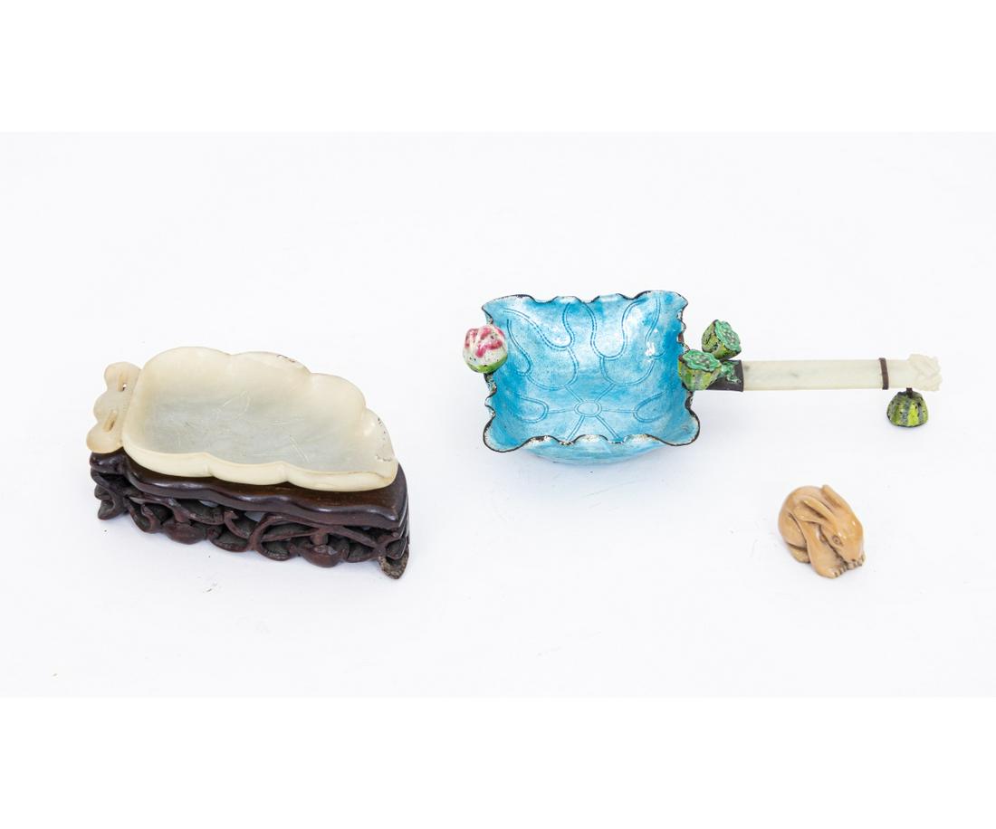 CHINESE HARD STONE DISH (1 of 4)