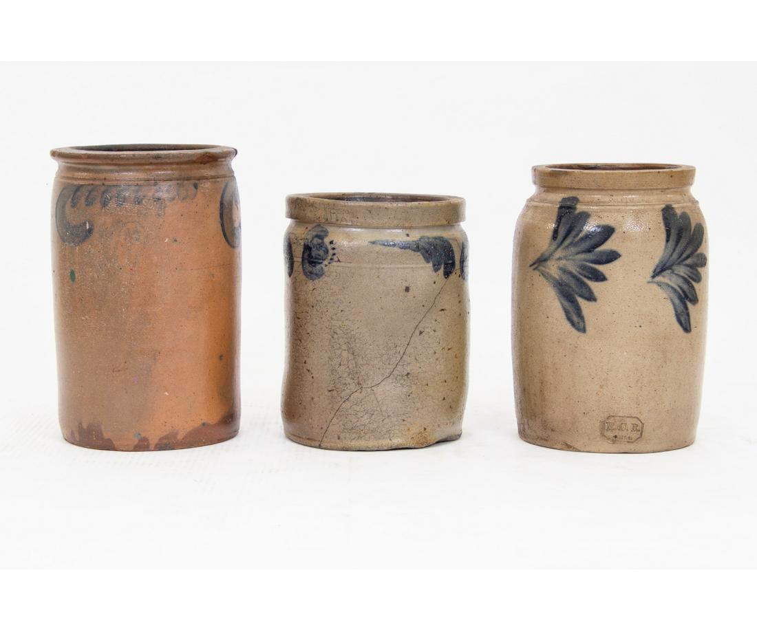 ONE-GALLON STONEWARE CROCK etc. (1 of 7)