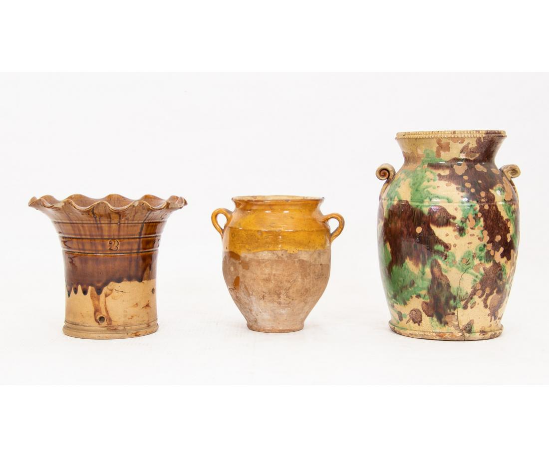 LARGE MOTTLED REDWARE VASE (1 of 10)