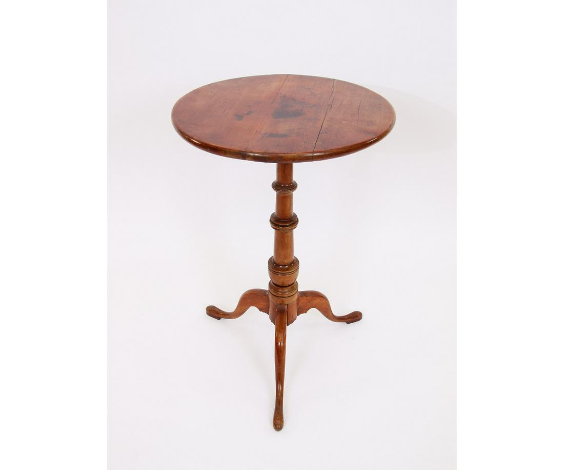QUEEN ANNE CHERRY CANDLESTAND (1 of 4)
