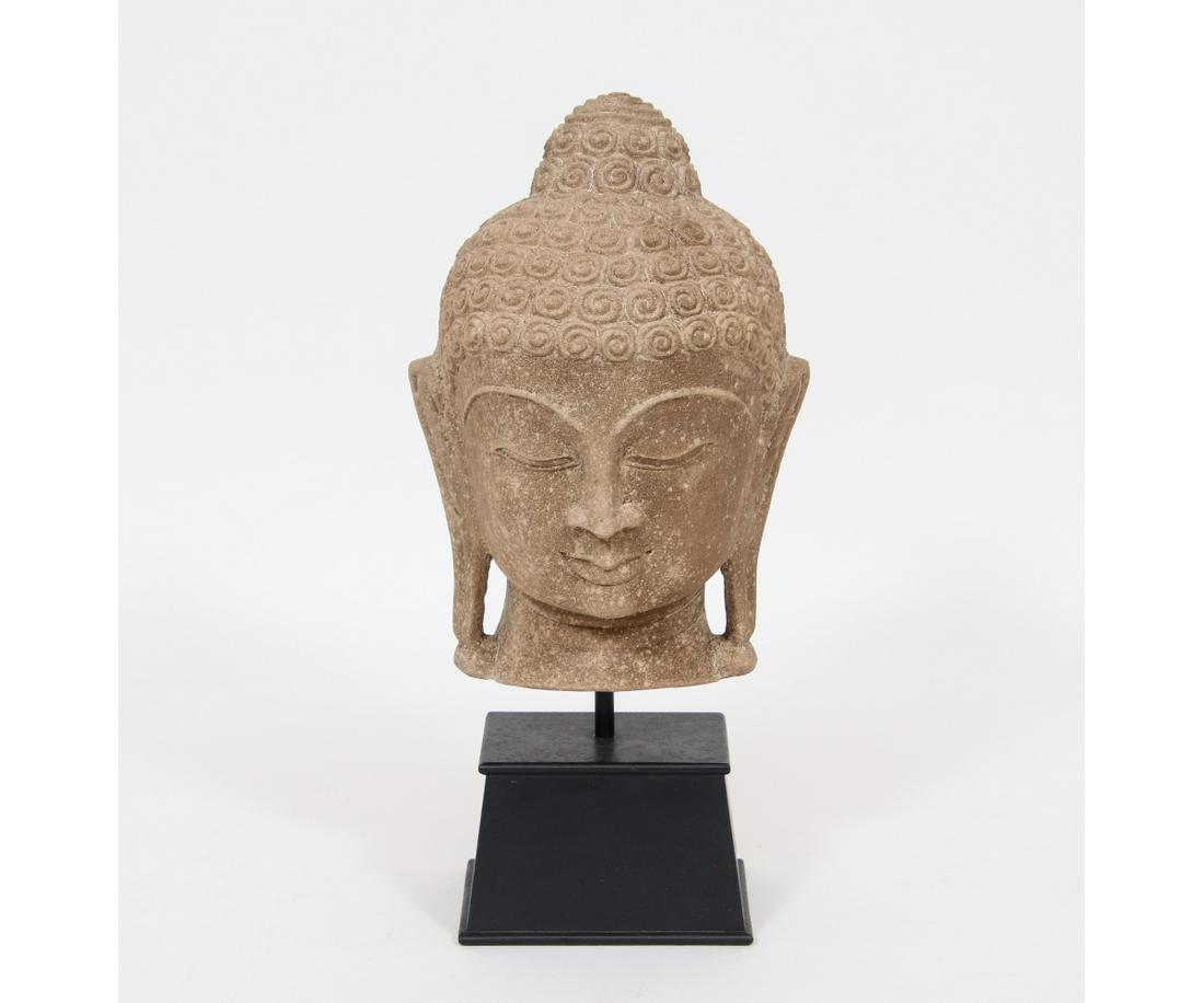 ASIAN CAST STONE BUDDHA (1 of 5)