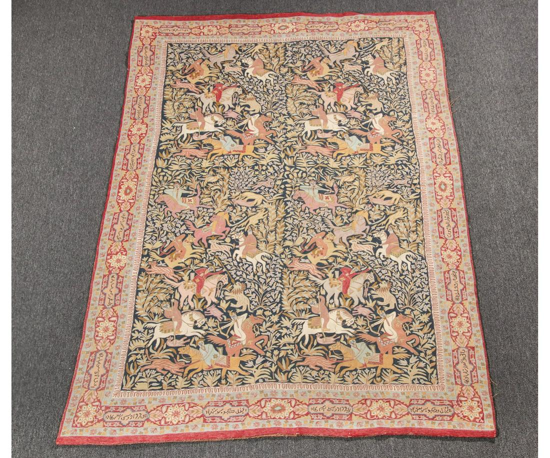 PERSIAN NEEDLEWORK CARPET (1 of 12)