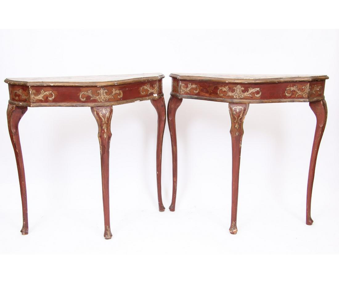QUEEN ANNE STYLE CONSOLE TABLES (1 of 5)
