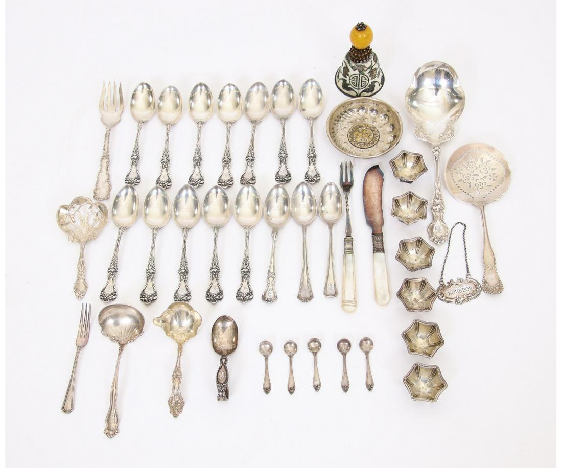 STERLING SILVER TABLEWARE etc. (1 of 2)