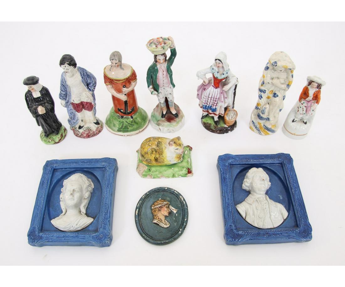 PRATTWARE/STAFFORDSHIRE FIGURES etc. (1 of 3)
