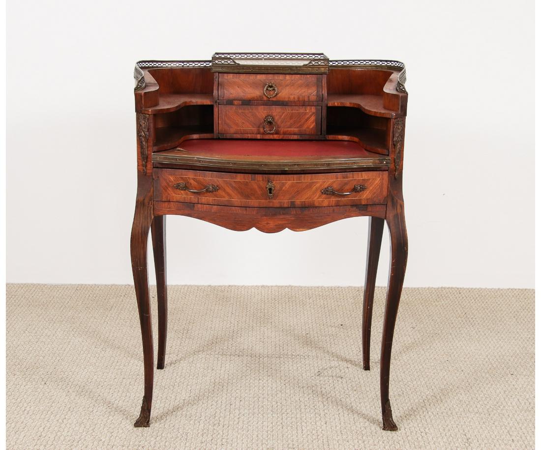 FRENCH FRUITWOOD LADIES WRITING DESK (1 of 7)