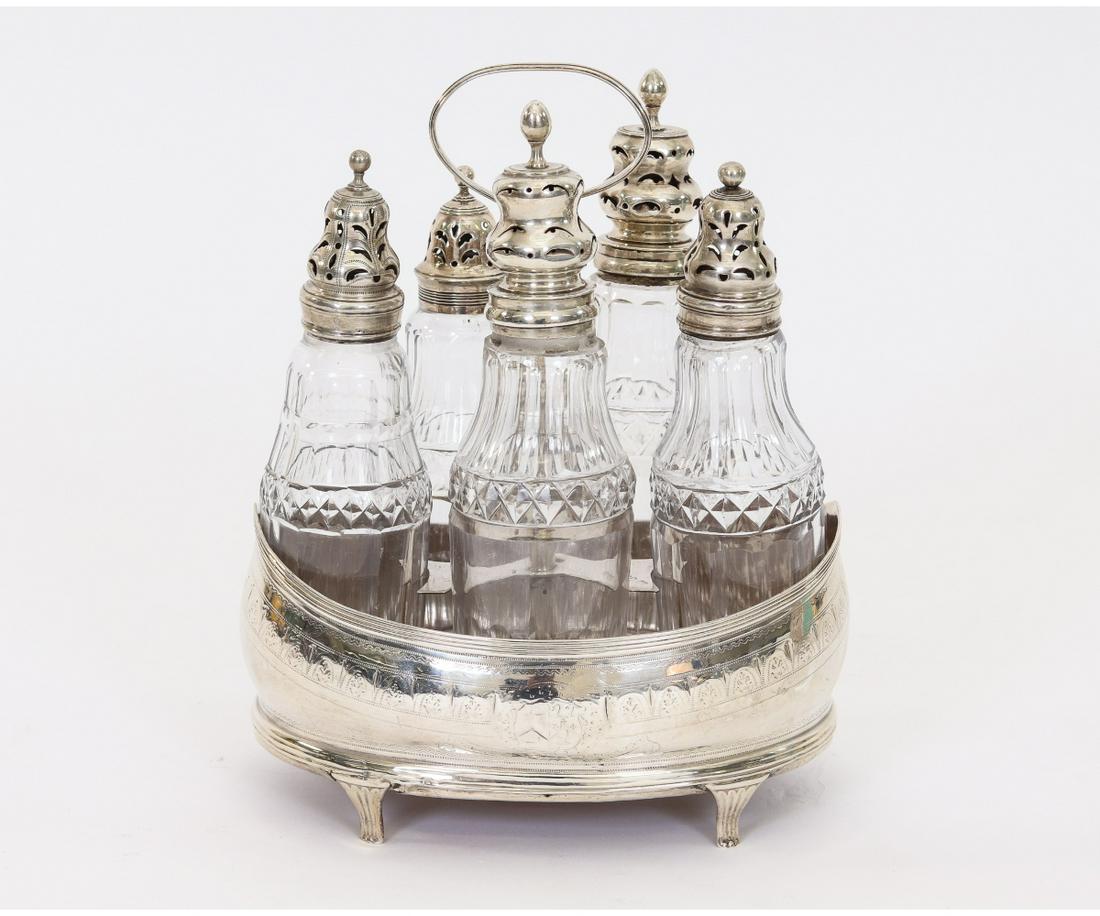 ENGLISH SILVER CRUET SET (1 of 16)