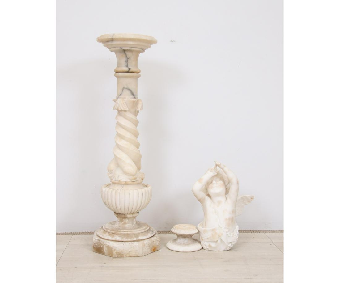 ALABASTER CARVED ANGEL (1 of 10)