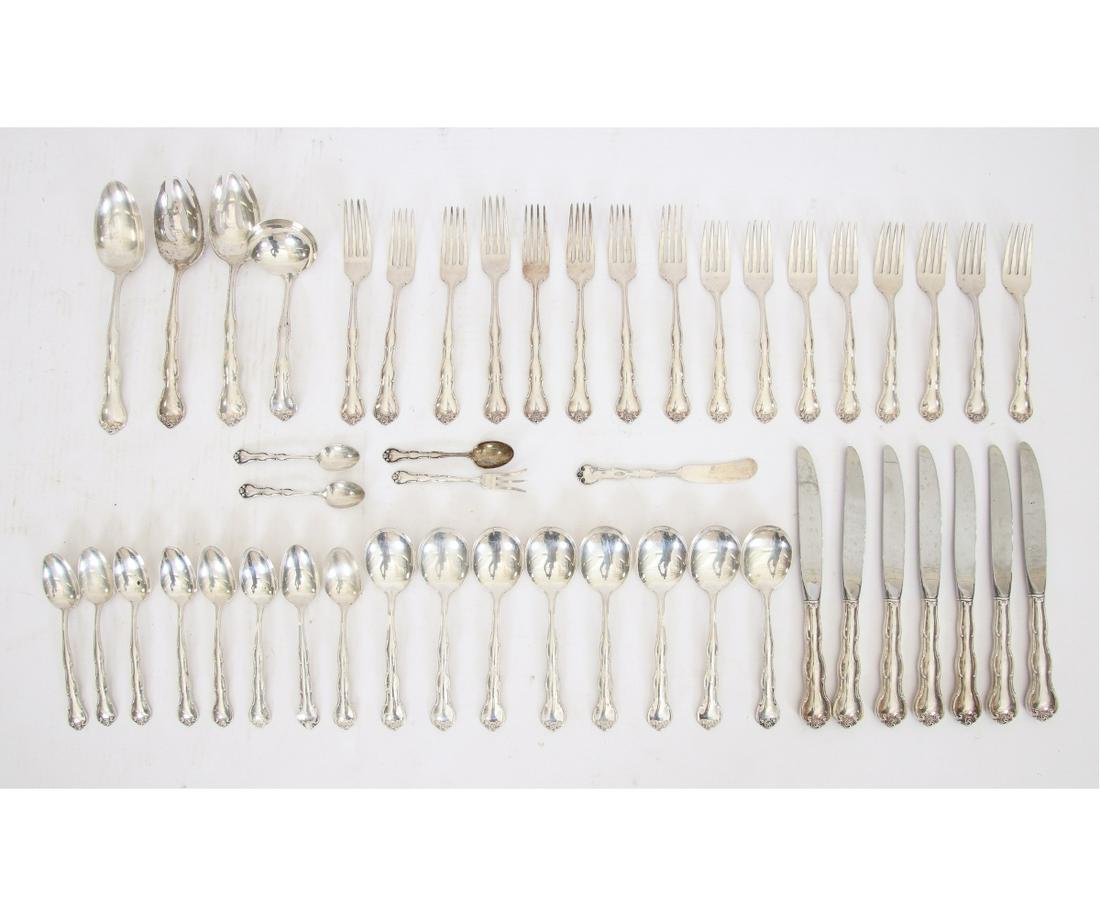 STERLING SILVER FLATWARE SERVICE (1 of 4)