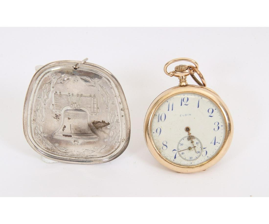 GOLD POCKET WATCH AND ORNAMENT (1 of 6)